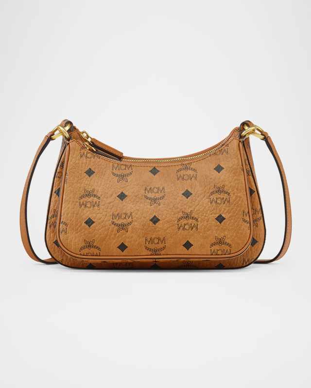 Aren Small Visetos Zip Shoulder Bag